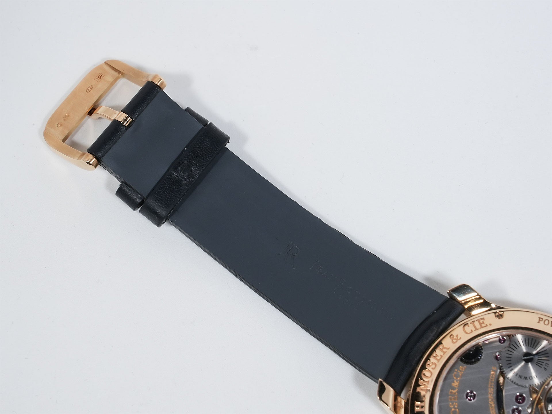 H. Moser Mayu Ref. 321.503-007 Rose Gold Black Dial Pre-owned v8bcbr7h