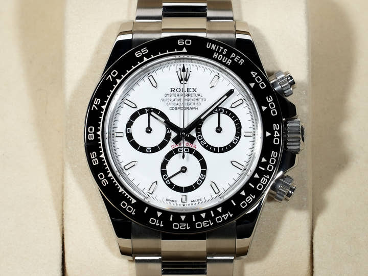 Pre-owned Rolex Daytona Ref. 126500LN Stainless Steel White Dial (egdroopj)