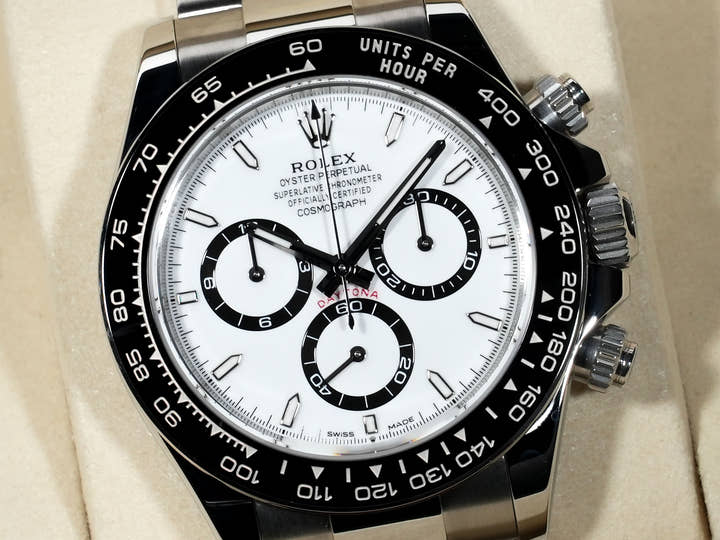 Pre-owned Rolex Daytona Ref. 126500LN Stainless Steel White Dial (egdroopj)