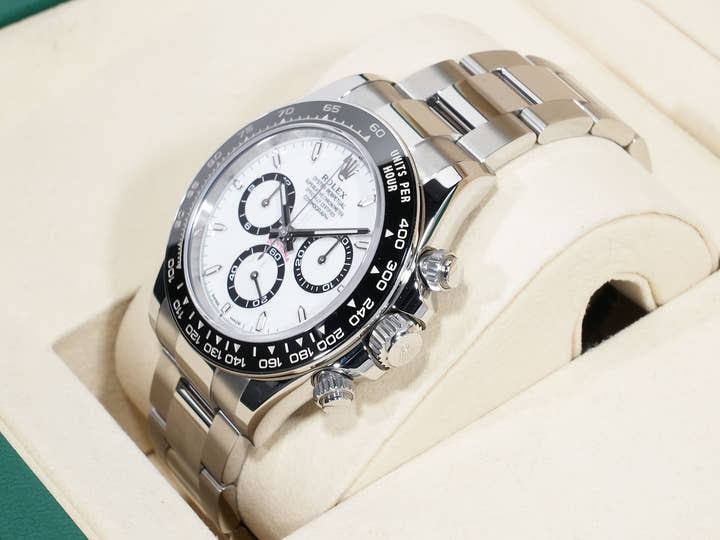 Pre-owned Rolex Daytona Ref. 126500LN Stainless Steel White Dial (egdroopj)
