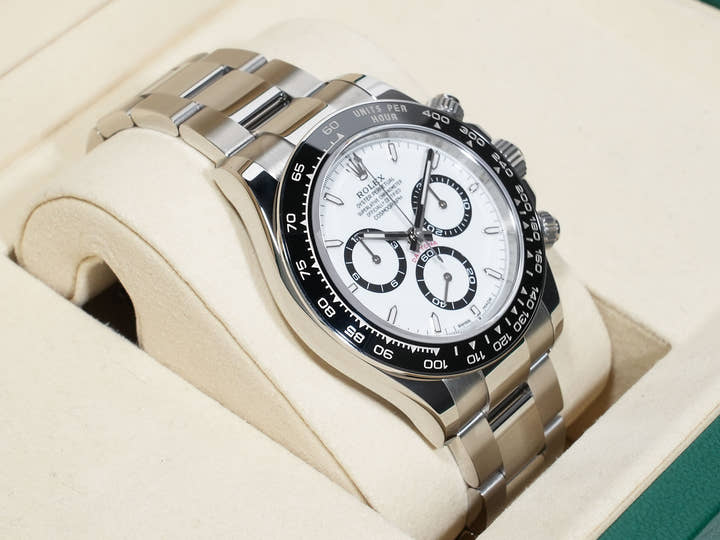 Pre-owned Rolex Daytona Ref. 126500LN Stainless Steel White Dial (egdroopj)