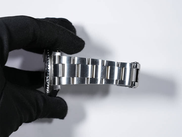 Pre-owned Rolex GMT-Master II Ref. 16710 Stainless Steel Black Dial Oyster Bracelet ak5m8h2w