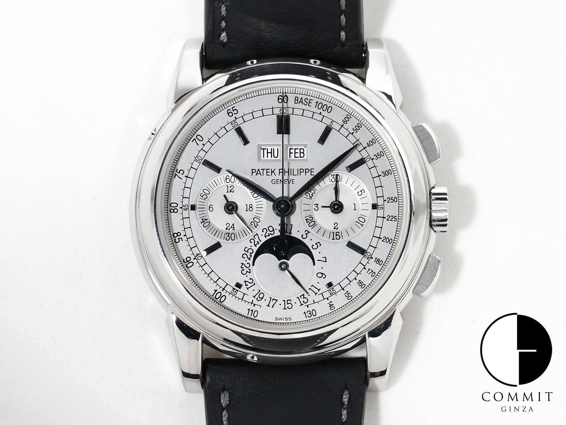 パテックフィリップ パーペチュアルカレンダー クロノグラフ Ref.5970G-001 ホワイトゴールド シルバー文字盤 中古 xoyge9ui