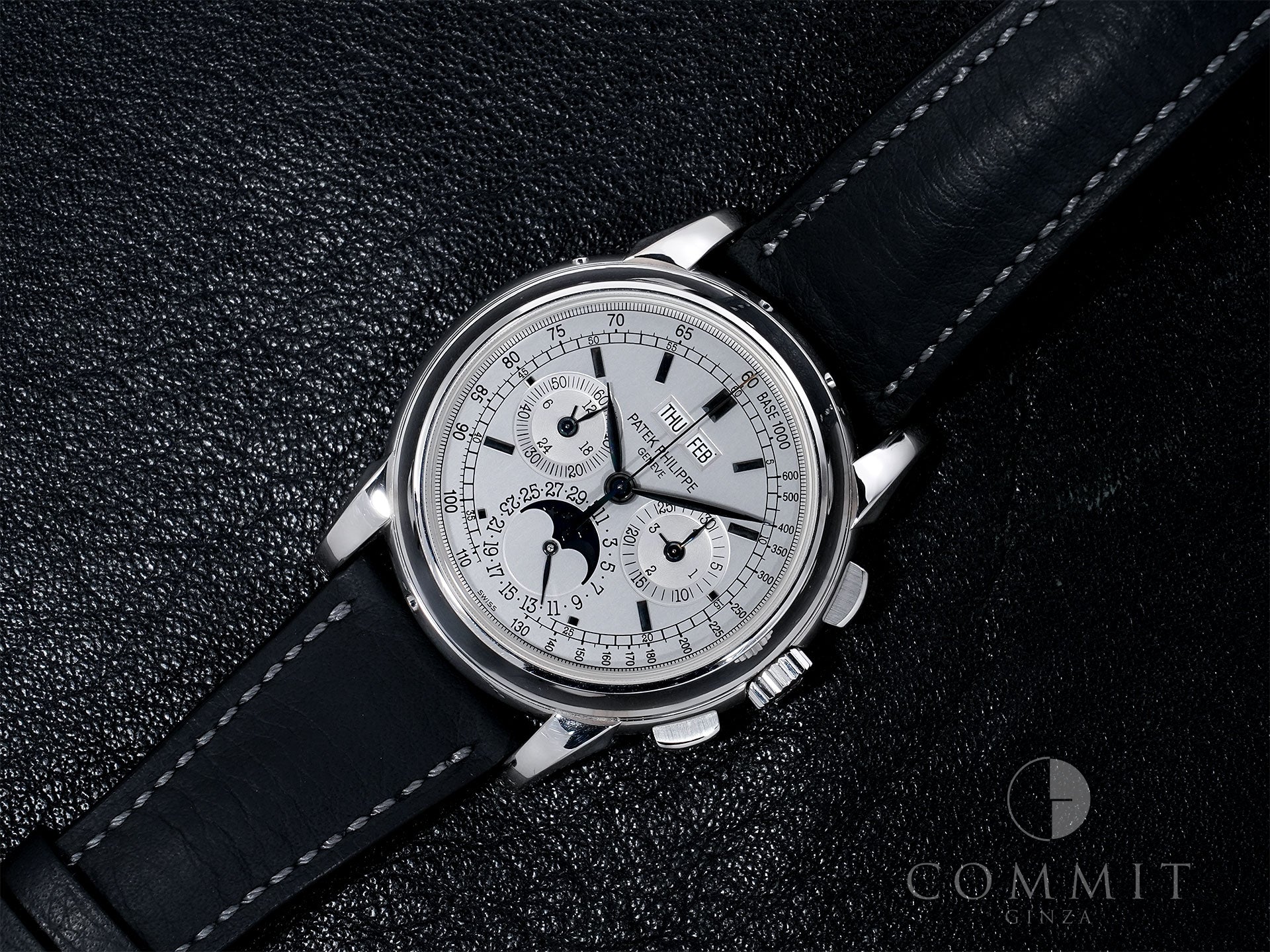 Patek Philippe Perpetual Calendar Chronograph Ref. 5970G-001 White Gold Silver Dial Pre-owned xoyge9ui