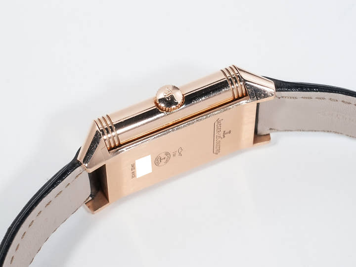 ジャガールクルト レベルソ クラシック ラージ デュオ Ref.Q3832420 ピンクゴールド シルバー文字盤 中古 ygqik38k