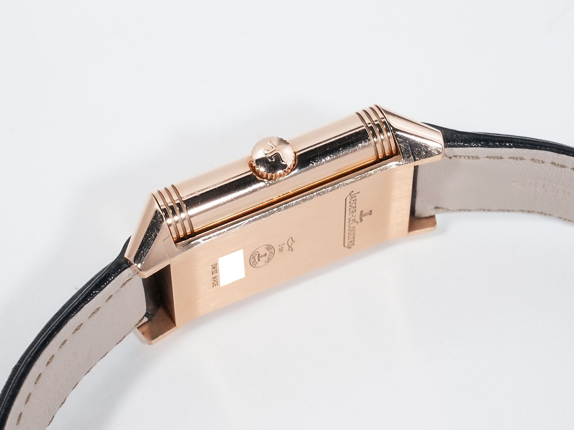 ジャガールクルト レベルソ クラシック ラージ デュオ Ref.Q3832420 ピンクゴールド シルバー文字盤 中古 ygqik38k