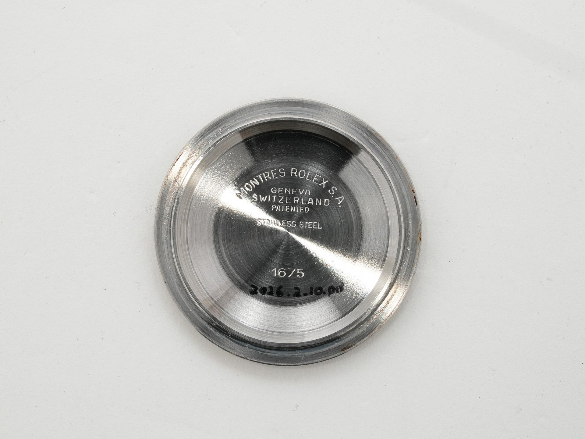 ロレックス GMTマスター Ref.1675 ステンレススチール ブラック文字盤 オイスターブレスレット 中古 cdkww4ir