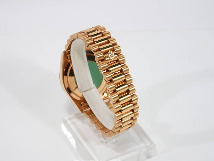 ロレックス デイデイト36 Ref.18238A イエローゴールド シャンパンx10Pダイヤ文字盤 中古 tzhaxm63