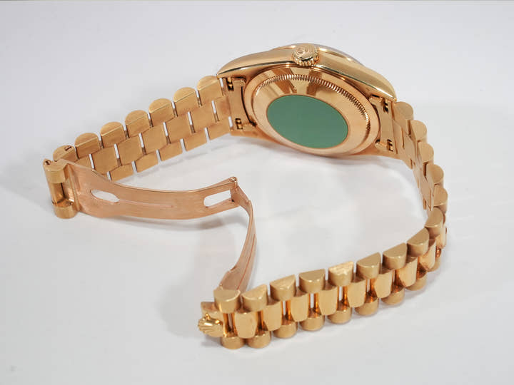 ロレックス デイデイト36 Ref.18238A イエローゴールド シャンパンx10Pダイヤ文字盤 中古 tzhaxm63