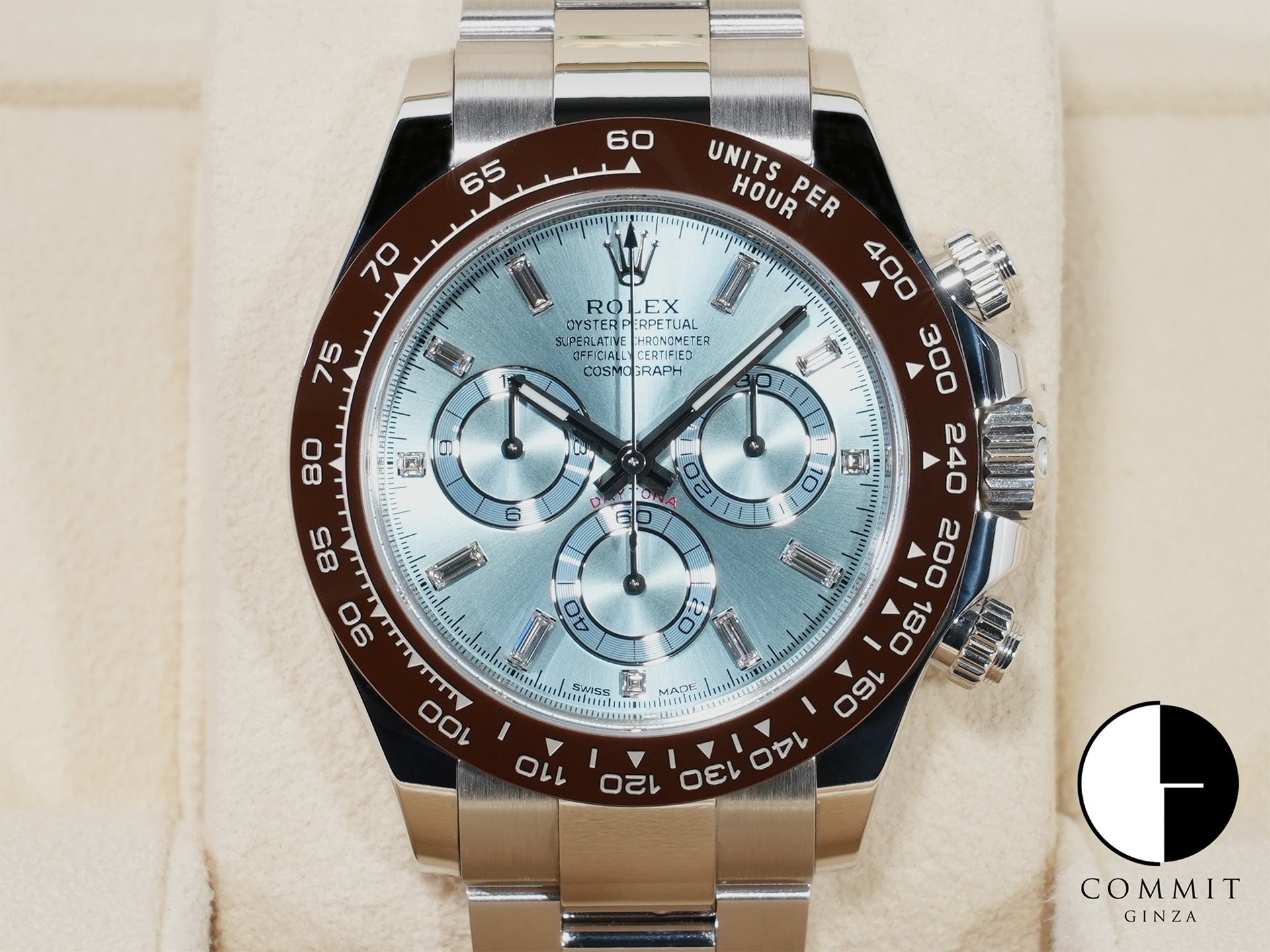 ロレックス デイトナ Ref.116506A プラチナ アイスブルー文字盤 中古 qbatm38m