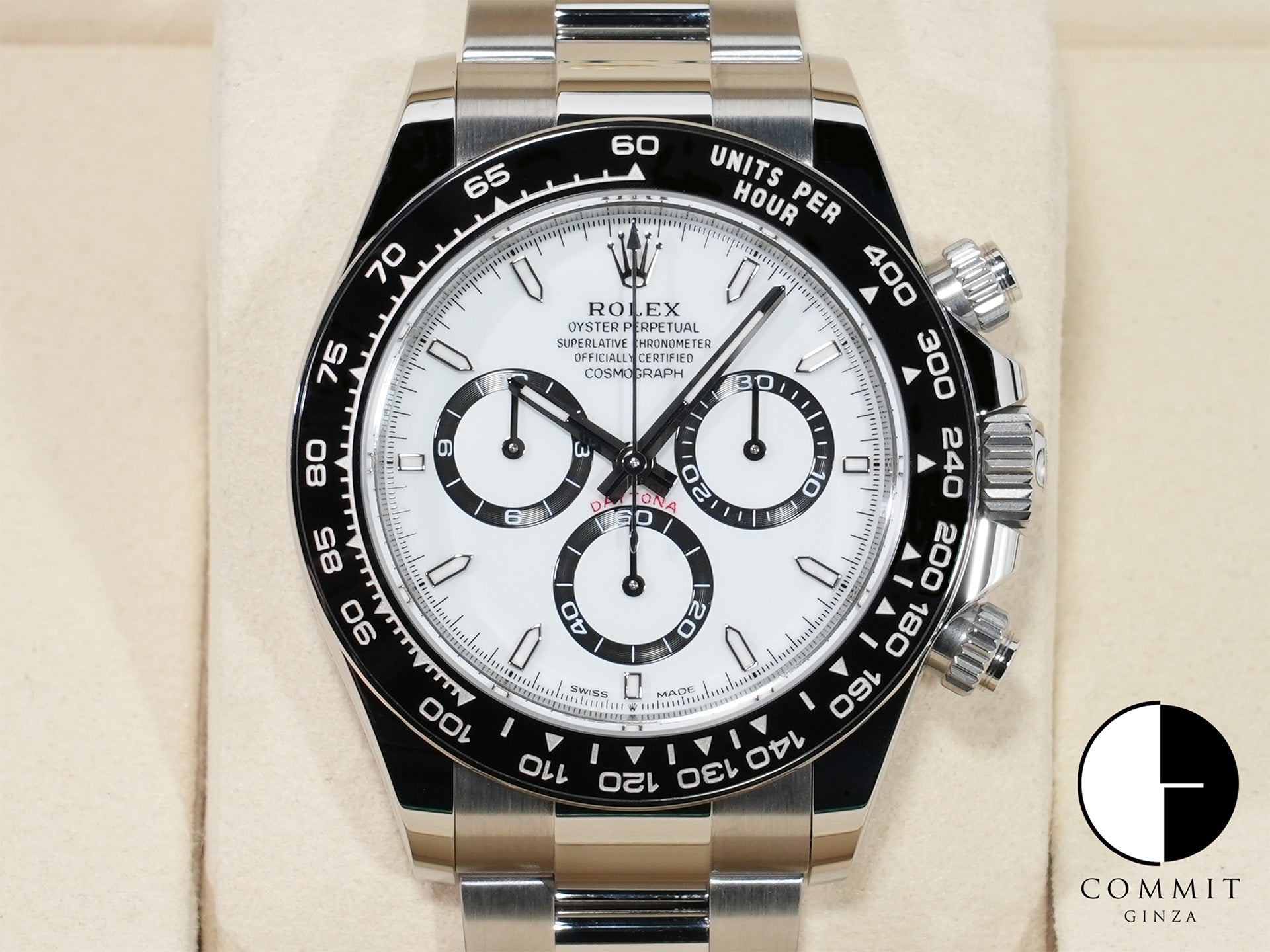 ロレックス デイトナ Ref.126500LN ステンレススチール ホワイト文字盤 中古 sm4x98fo