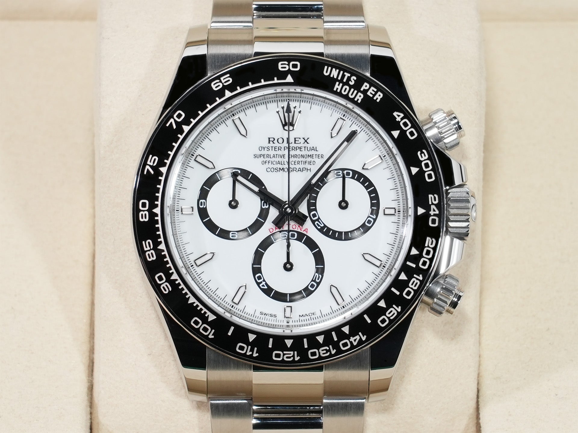 ロレックス デイトナ Ref.126500LN ステンレススチール ホワイト文字盤 中古 sm4x98fo