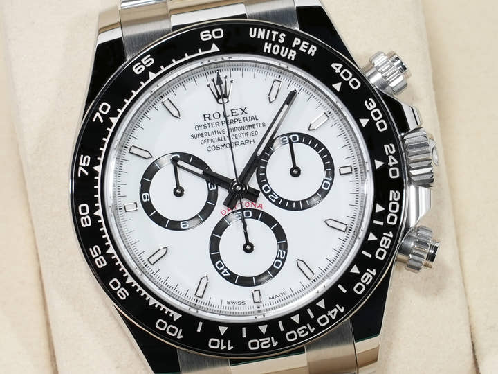 ロレックス デイトナ Ref.126500LN ステンレススチール ホワイト文字盤 中古 sm4x98fo