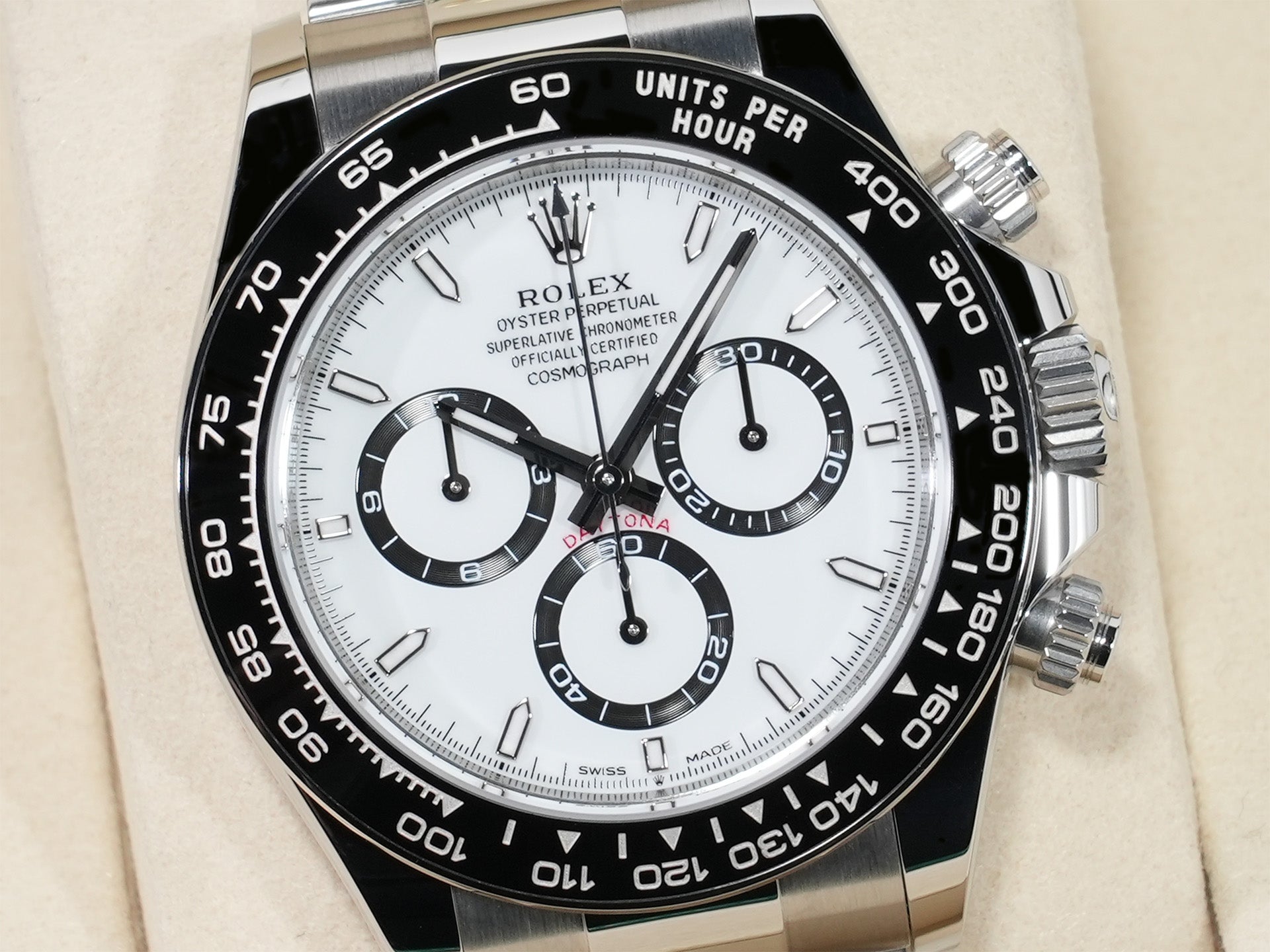 ロレックス デイトナ Ref.126500LN ステンレススチール ホワイト文字盤 中古 sm4x98fo