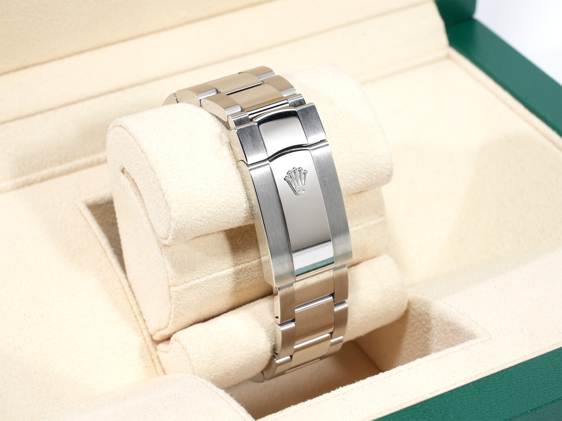 ロレックス デイトジャスト41 Ref.126300 ステンレススチール ミントグリーン文字盤 オイスターブレスレット 中古 toq625pq