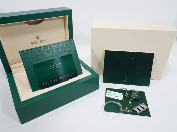 ロレックス デイトジャスト41 Ref.126300 ステンレススチール ミントグリーン文字盤 オイスターブレスレット 中古 toq625pq