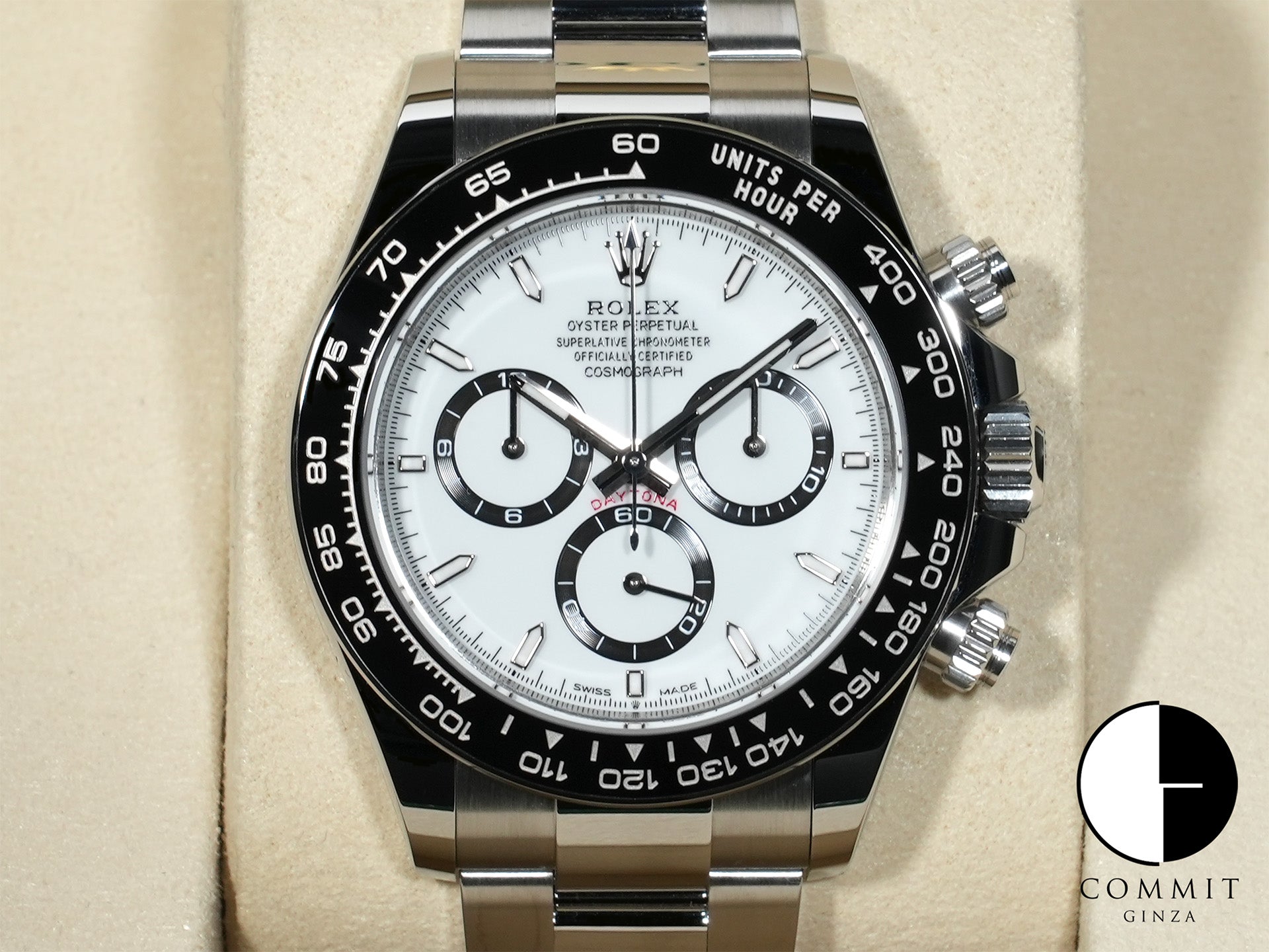 ロレックス デイトナ Ref.126500LN ステンレススチール ホワイト文字盤 未使用 d2ootwnj