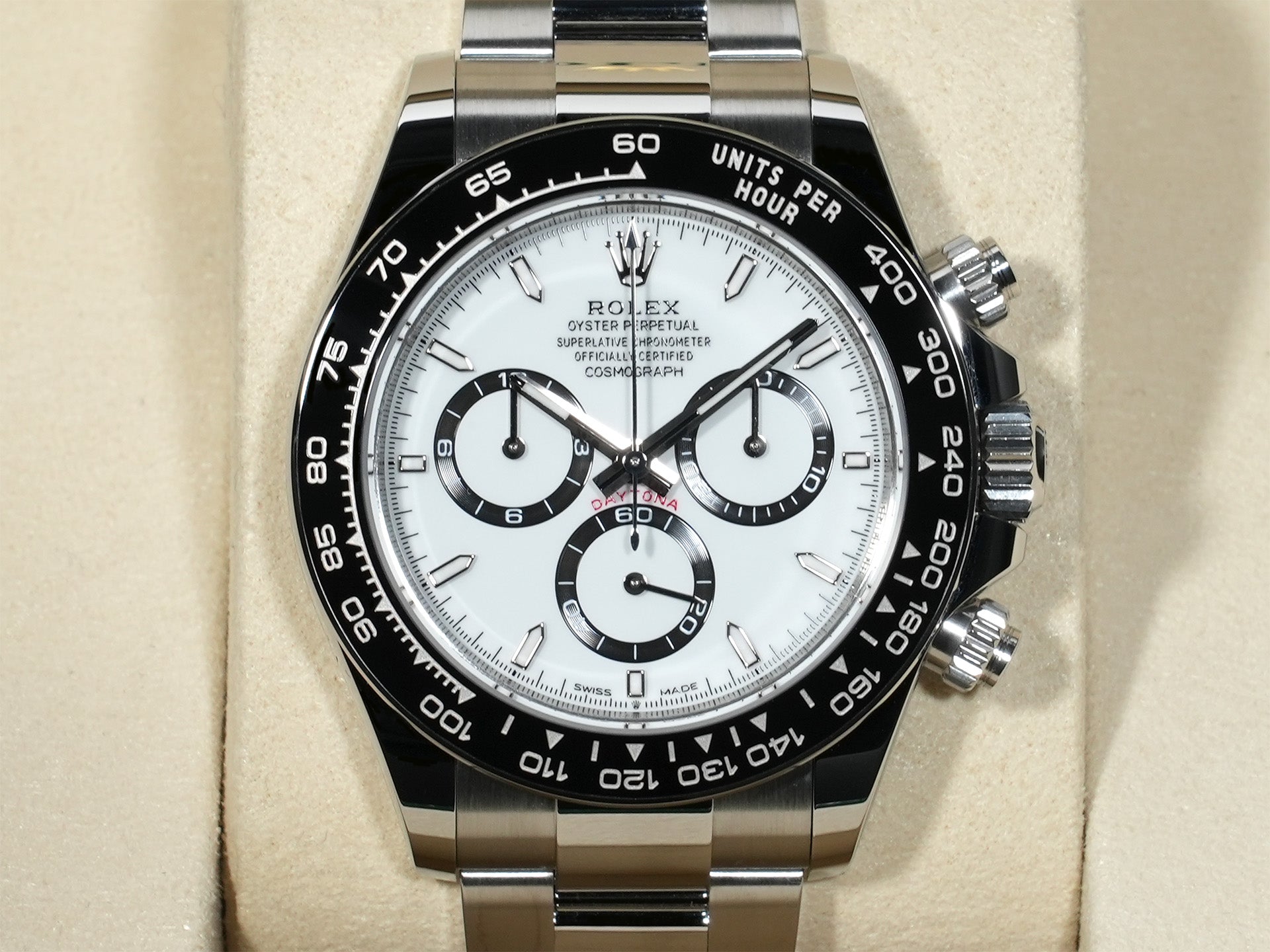 ロレックス デイトナ Ref.126500LN ステンレススチール ホワイト文字盤 未使用 d2ootwnj