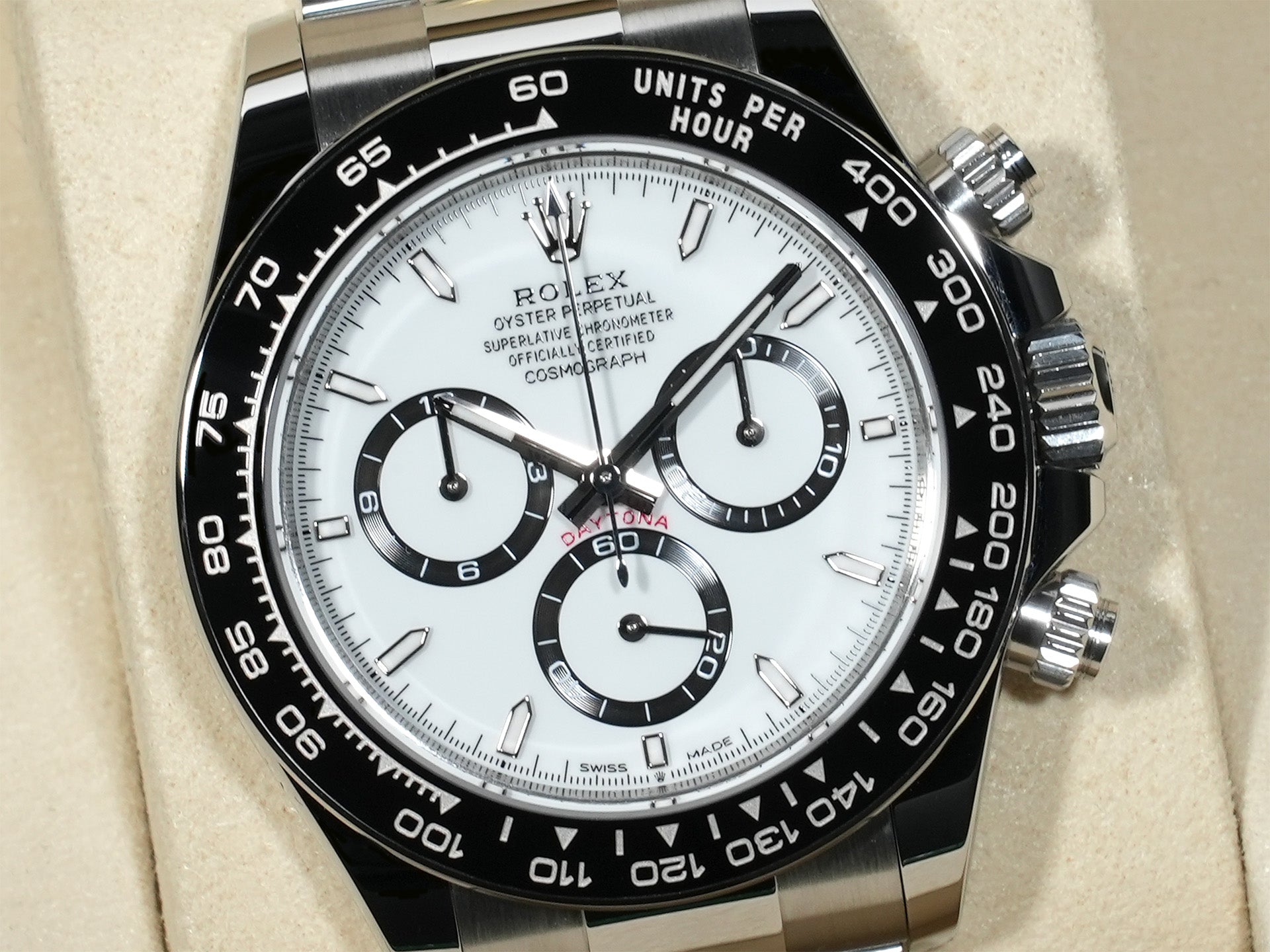 ロレックス デイトナ Ref.126500LN ステンレススチール ホワイト文字盤 未使用 d2ootwnj