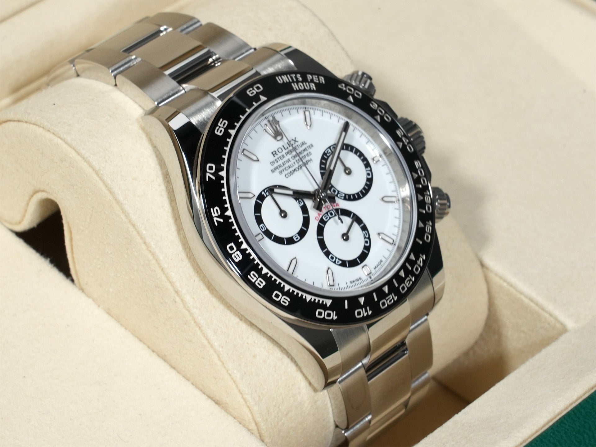 ロレックス デイトナ Ref.126500LN ステンレススチール ホワイト文字盤 未使用 d2ootwnj