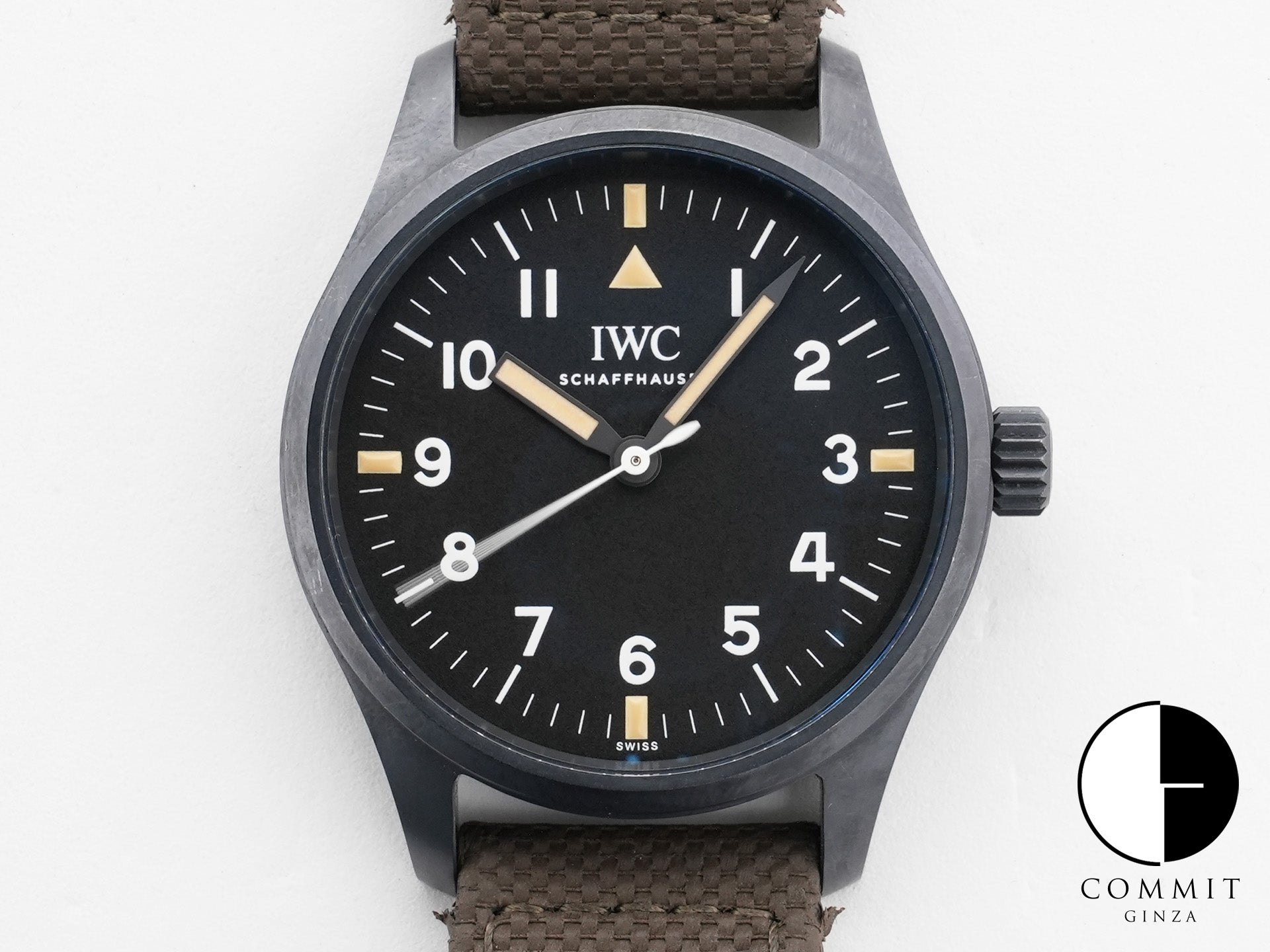 IWC パイロットウォッチ マーク XVIII ホディンキー Ref.IW324801 セラタニウム ブラック文字盤 中古 696cdgza