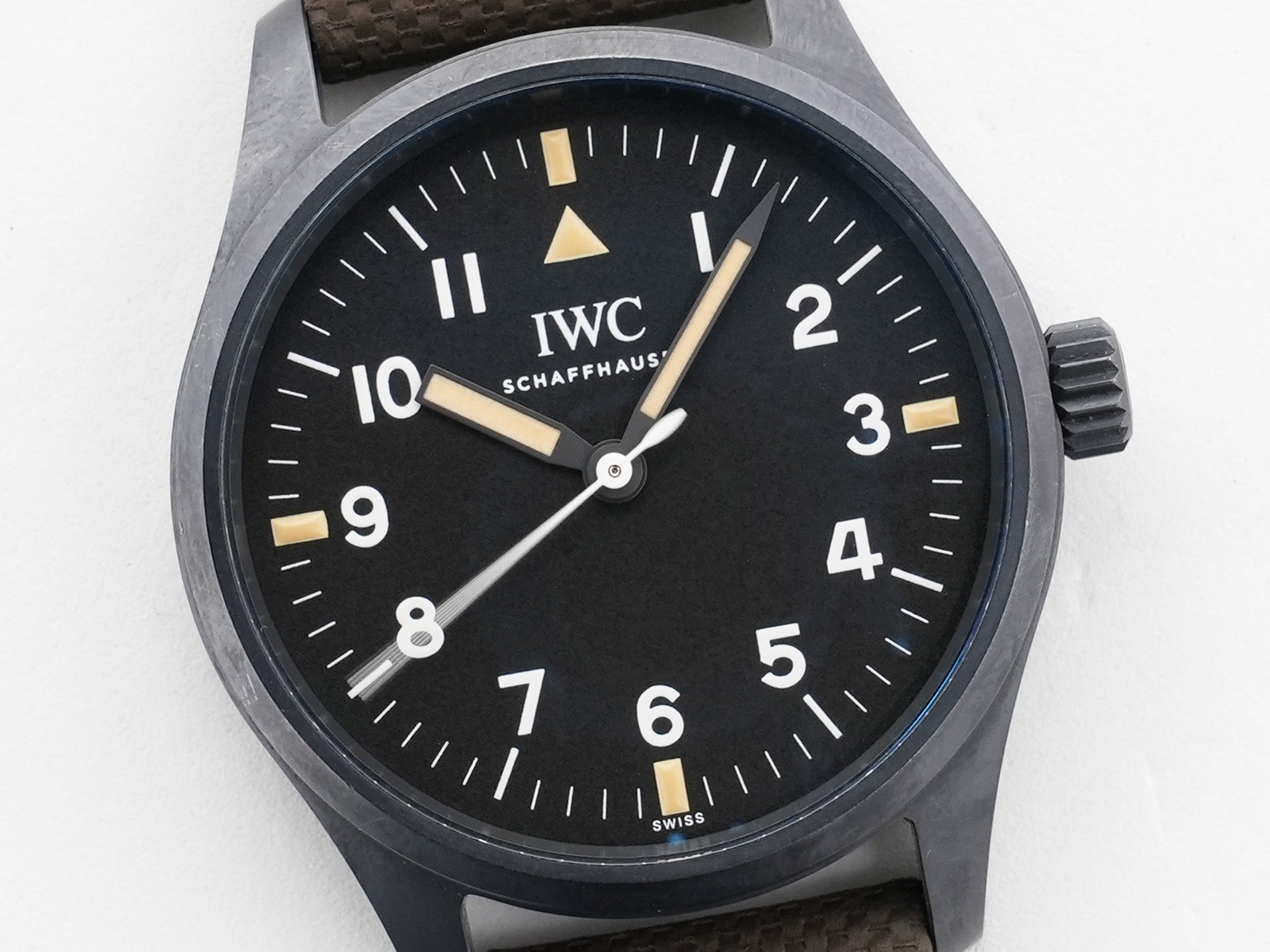IWC パイロットウォッチ マーク XVIII ホディンキー Ref.IW324801 セラタニウム ブラック文字盤 中古 696cdgza