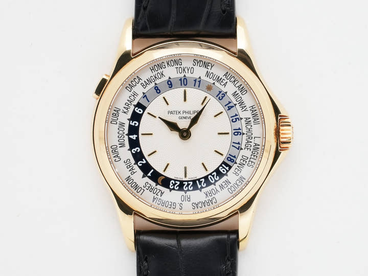 パテックフィリップ コンプリケーション ワールドタイム Ref.5110J-001 イエローゴールド シルバー文字盤 中古 3m2s9qng