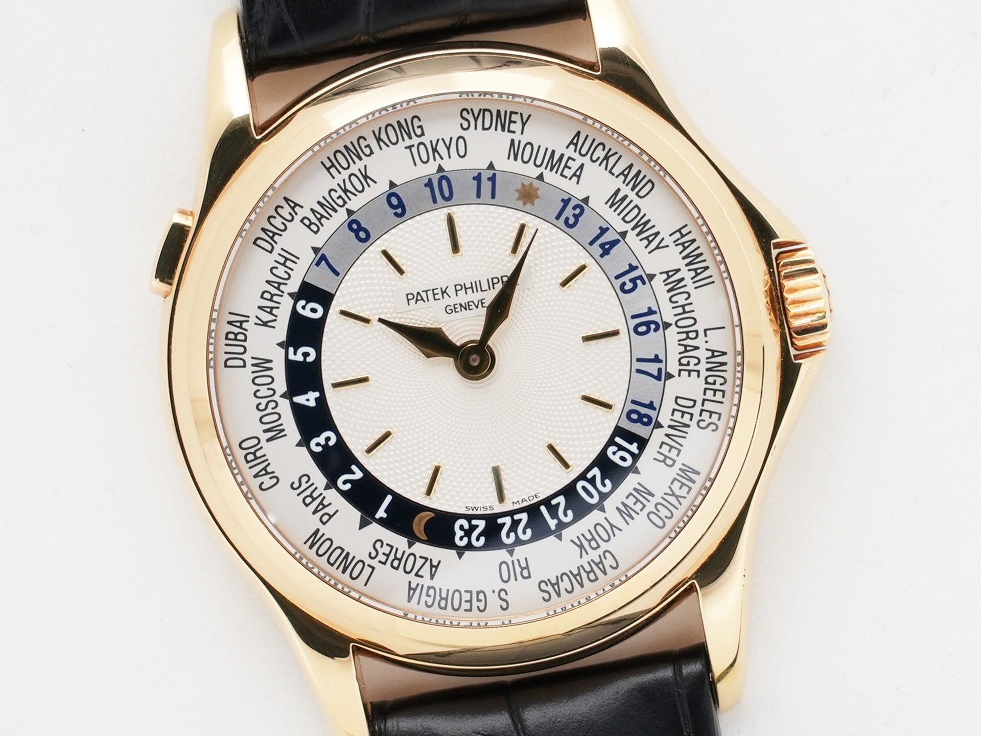 パテックフィリップ コンプリケーション ワールドタイム Ref.5110J-001 イエローゴールド シルバー文字盤 中古 3m2s9qng