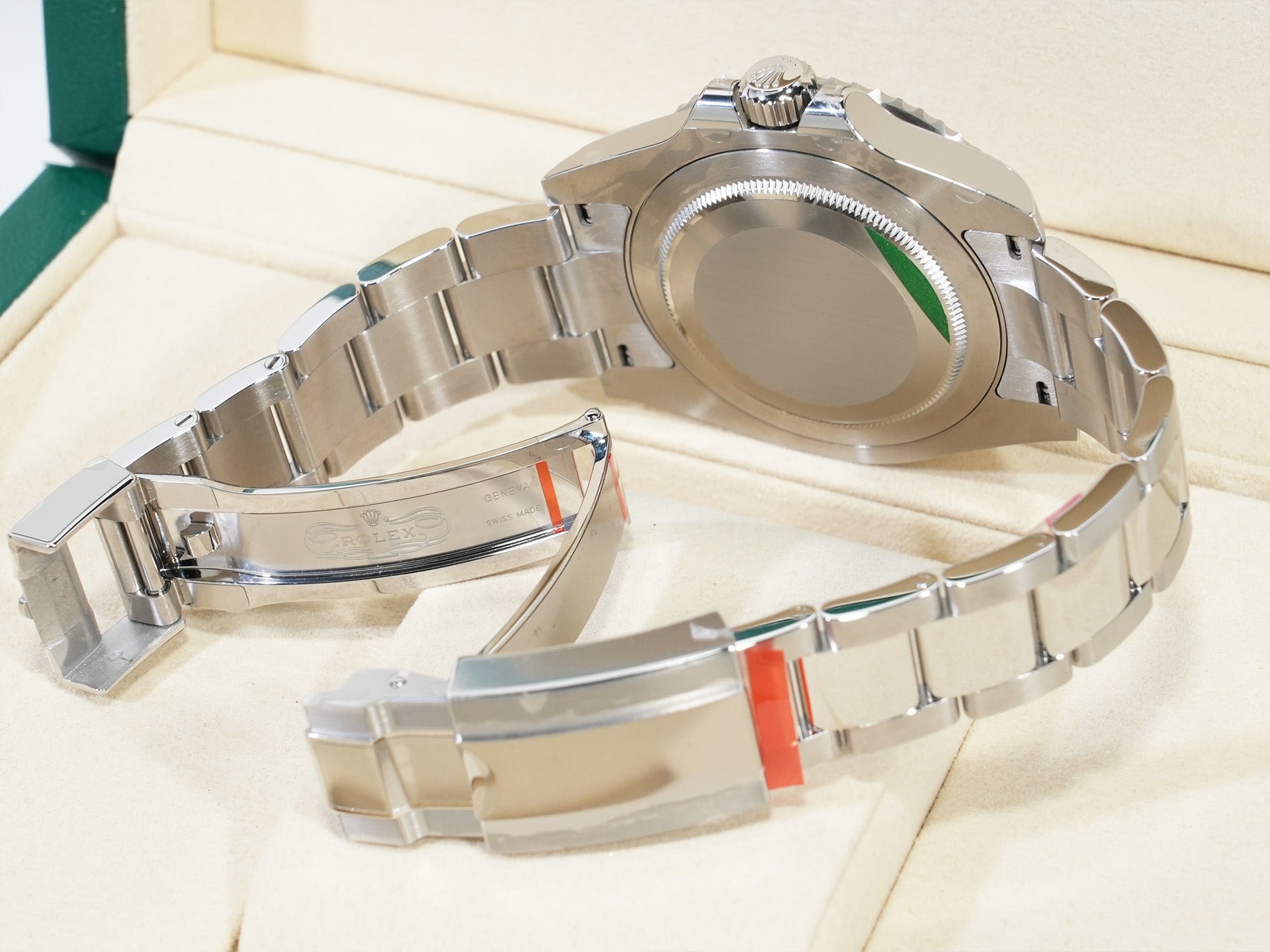 ロレックス GMTマスターII Ref.126710GRNR ステンレススチール ブラック文字盤 オイスターブレスレット 未使用 p9ro7jyq