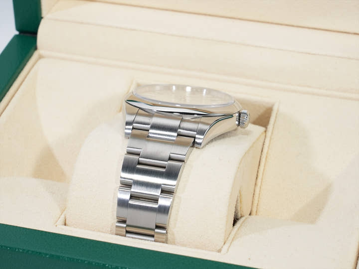 Rolex Oyster Perpetual 39 Ref. 114300 Stainless Steel White Dial Pre-owned tjof4jxg