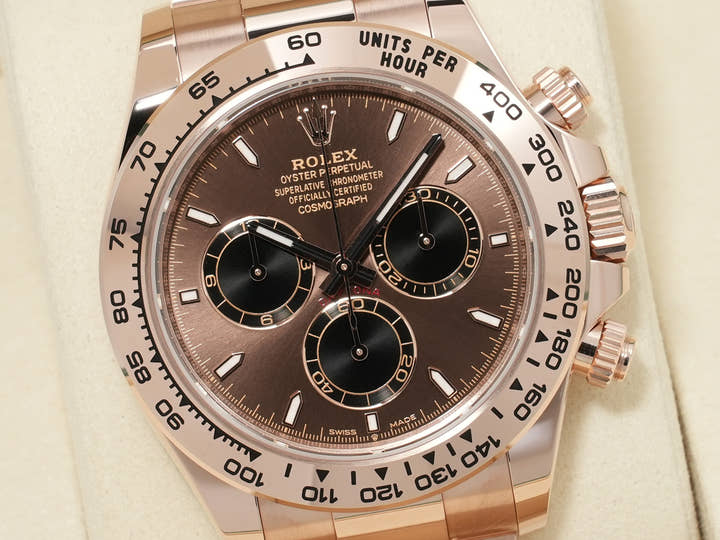 Rolex Daytona Ref. 126505 Everose Gold Chocolate with Bright Black Dial, Unused, b2v6vg8o