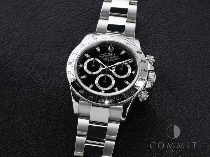 ロレックス デイトナ Ref.116520 ステンレススチール ブラック文字盤 中古 cqs82d2i