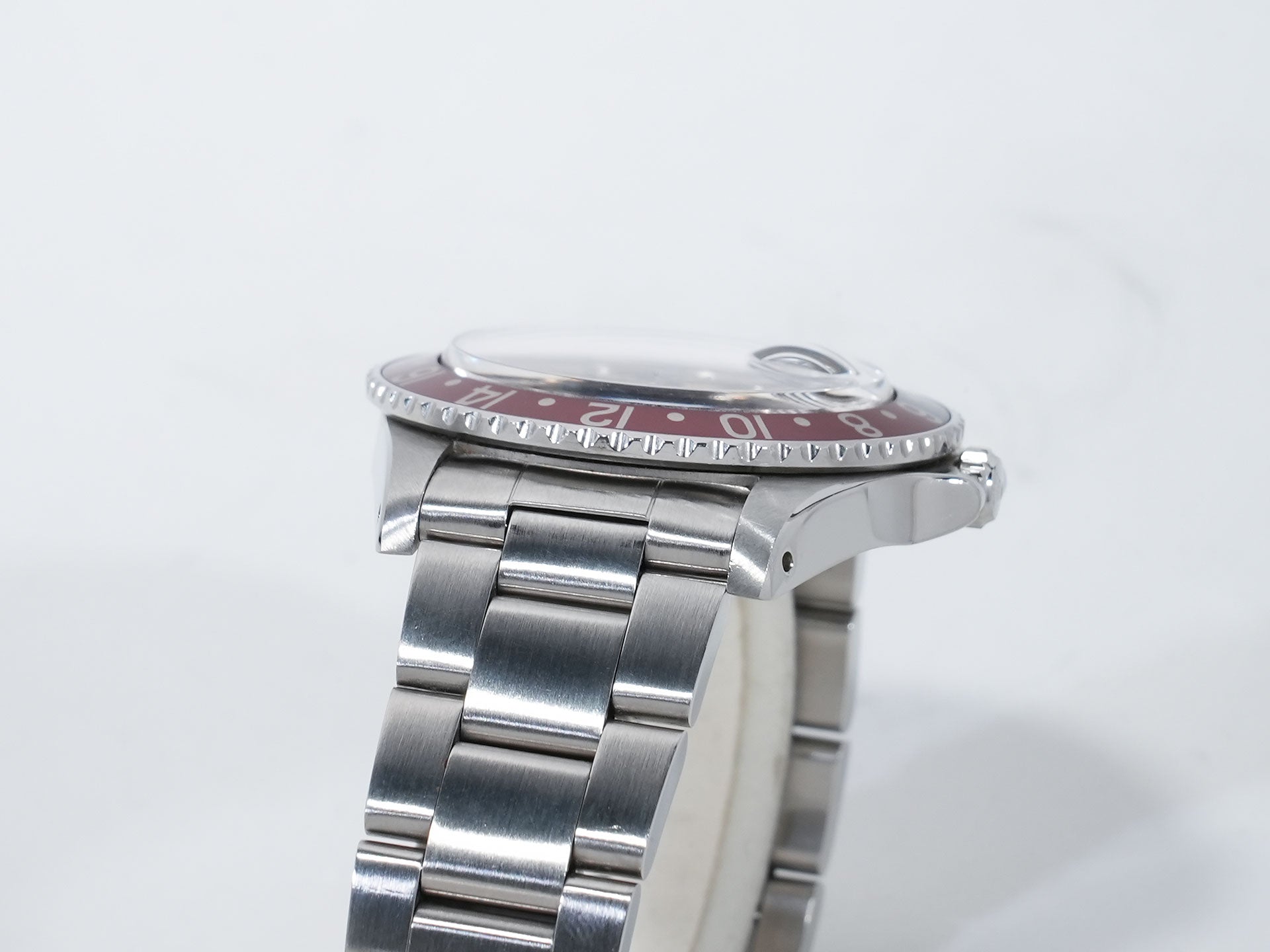 ロレックス GMTマスター Ref.1675 ステンレススチール ブラック文字盤 オイスターブレスレット 中古 abtcy6uf