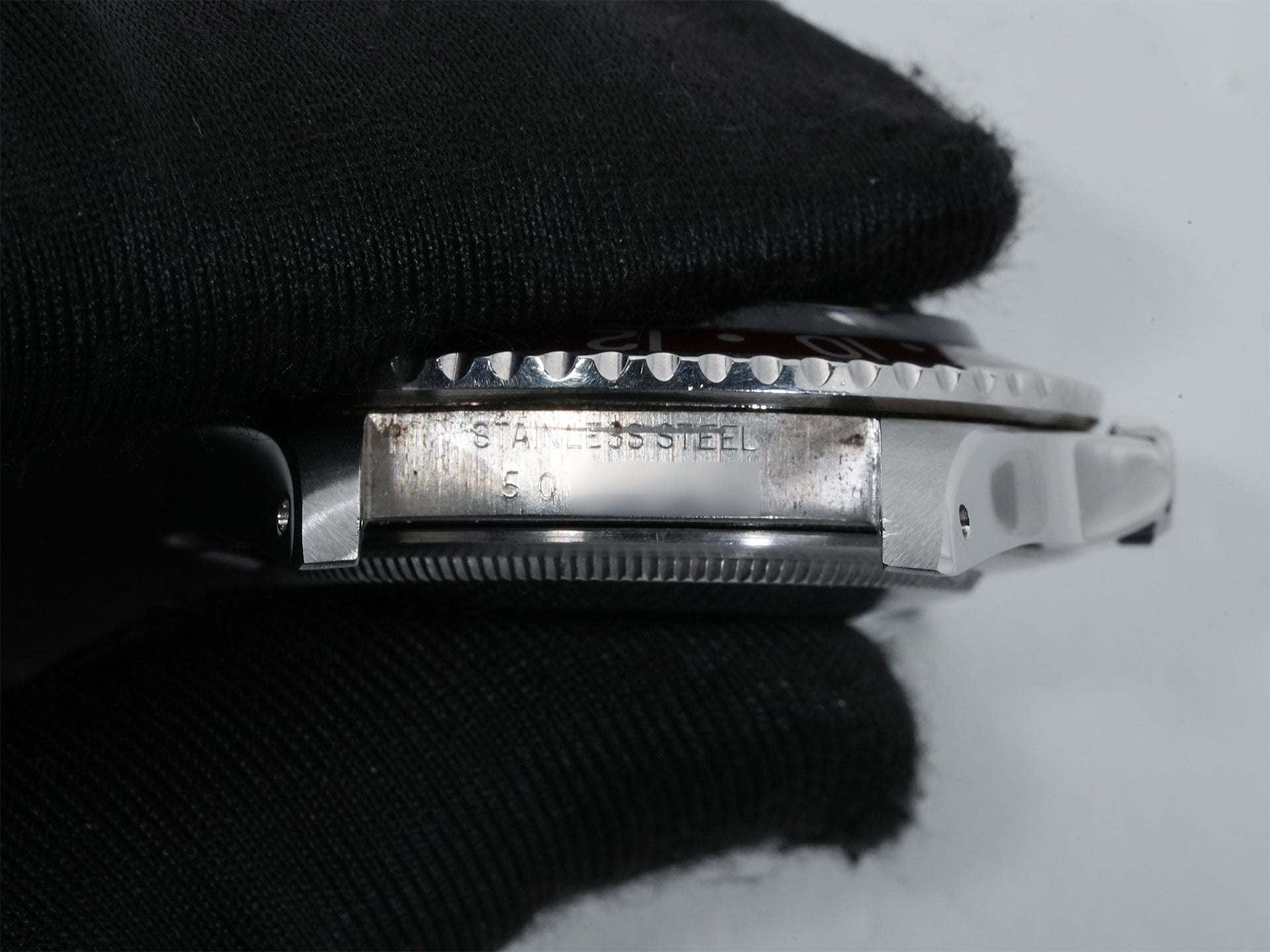 ロレックス GMTマスター Ref.1675 ステンレススチール ブラック文字盤 オイスターブレスレット 中古 abtcy6uf