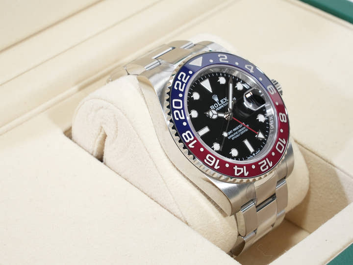 ロレックス GMTマスターII Ref.126710BLRO ステンレススチール ブラック文字盤 オイスターブレスレット 未使用 mupnjsds