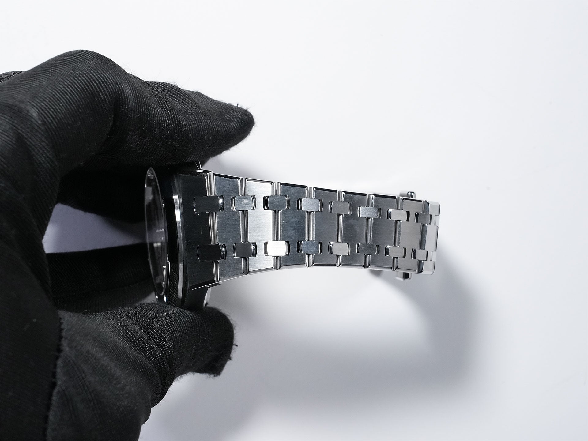 オーデマピゲ ロイヤルオーク Ref.15450ST.OO.1256ST.01 ステンレススチール シルバー文字盤 美品 59knu9fi