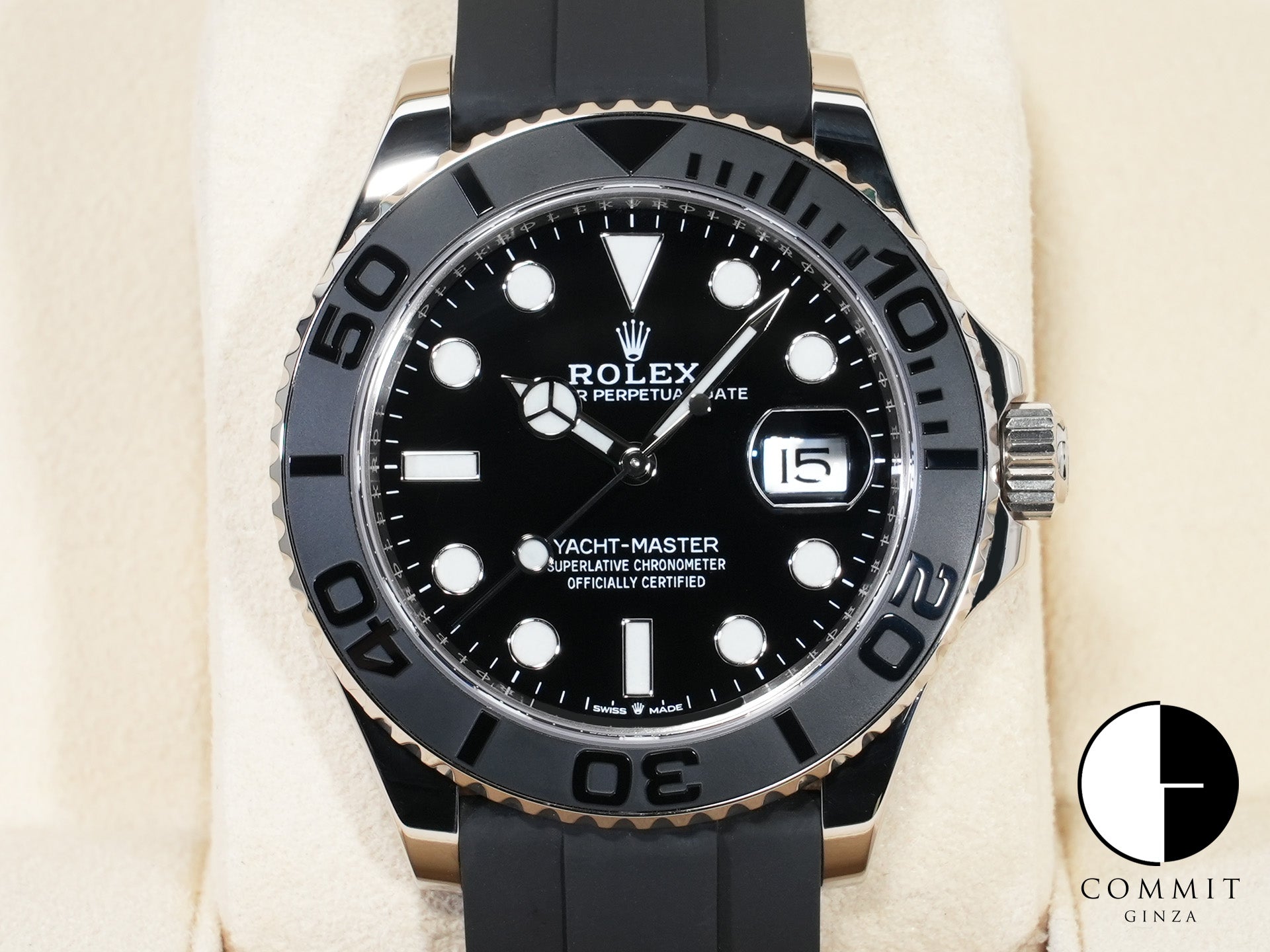 ロレックス ヨットマスター42 Ref.226659 ホワイトゴールド ブラック文字盤 美品 zystdmpm