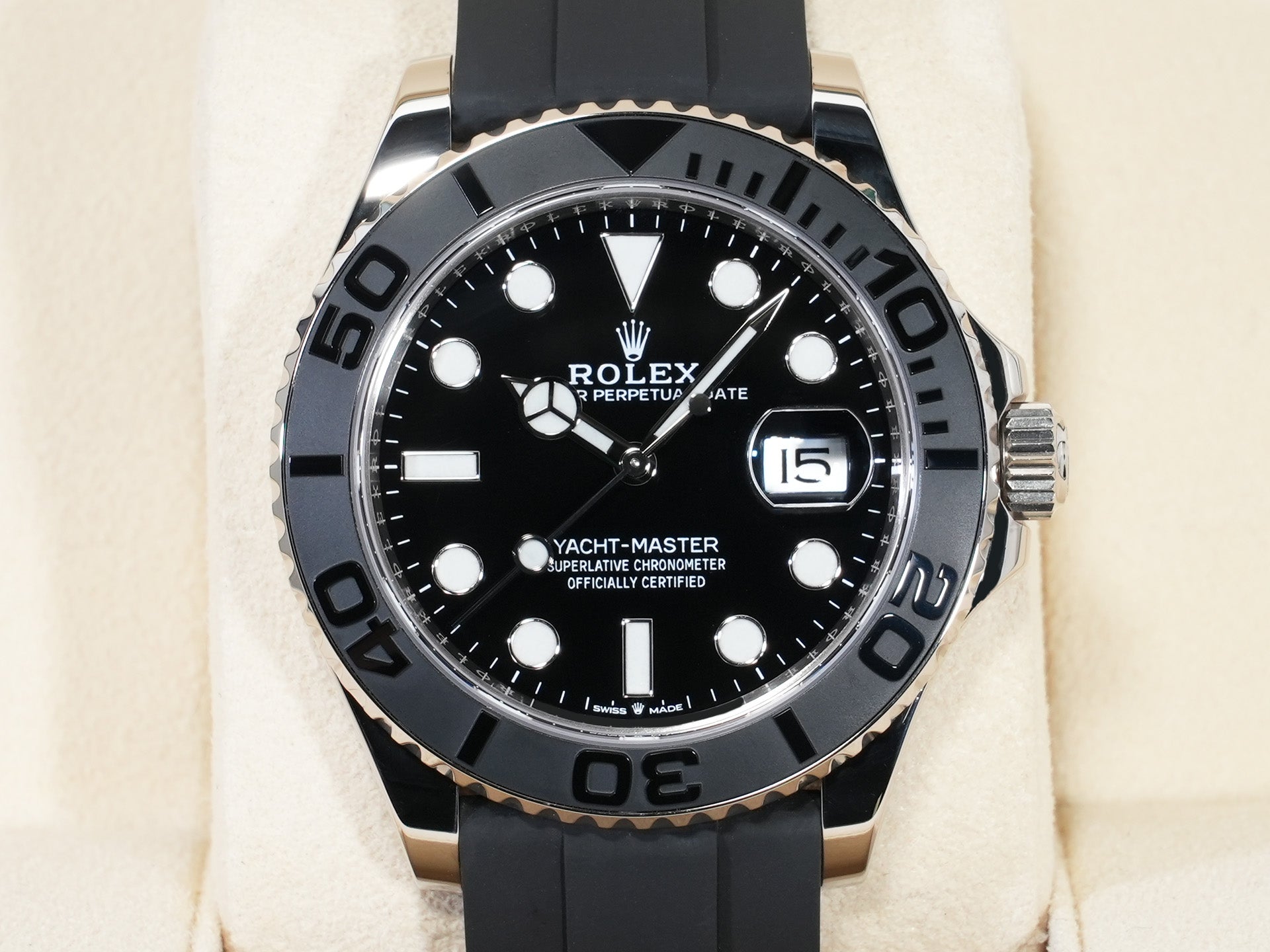 ロレックス ヨットマスター42 Ref.226659 ホワイトゴールド ブラック文字盤 美品 zystdmpm