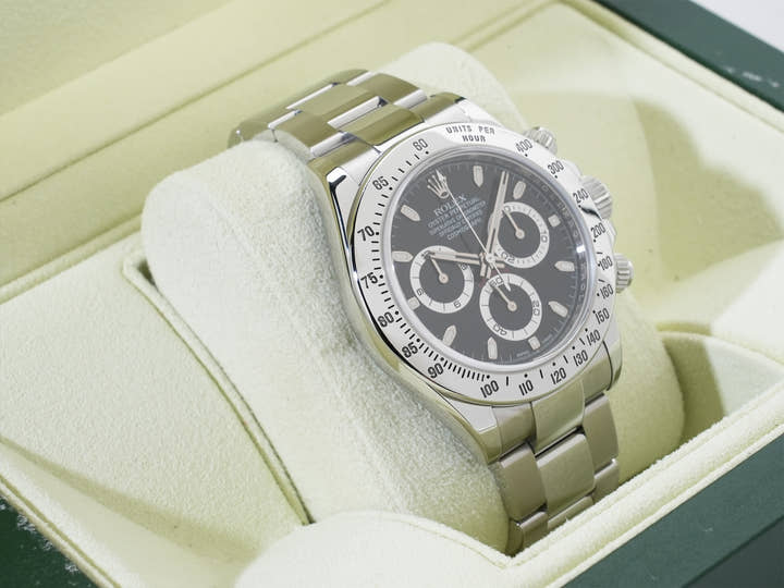 ロレックス デイトナ Ref.116520 ステンレススチール ブラック文字盤 美品 ypu688wz