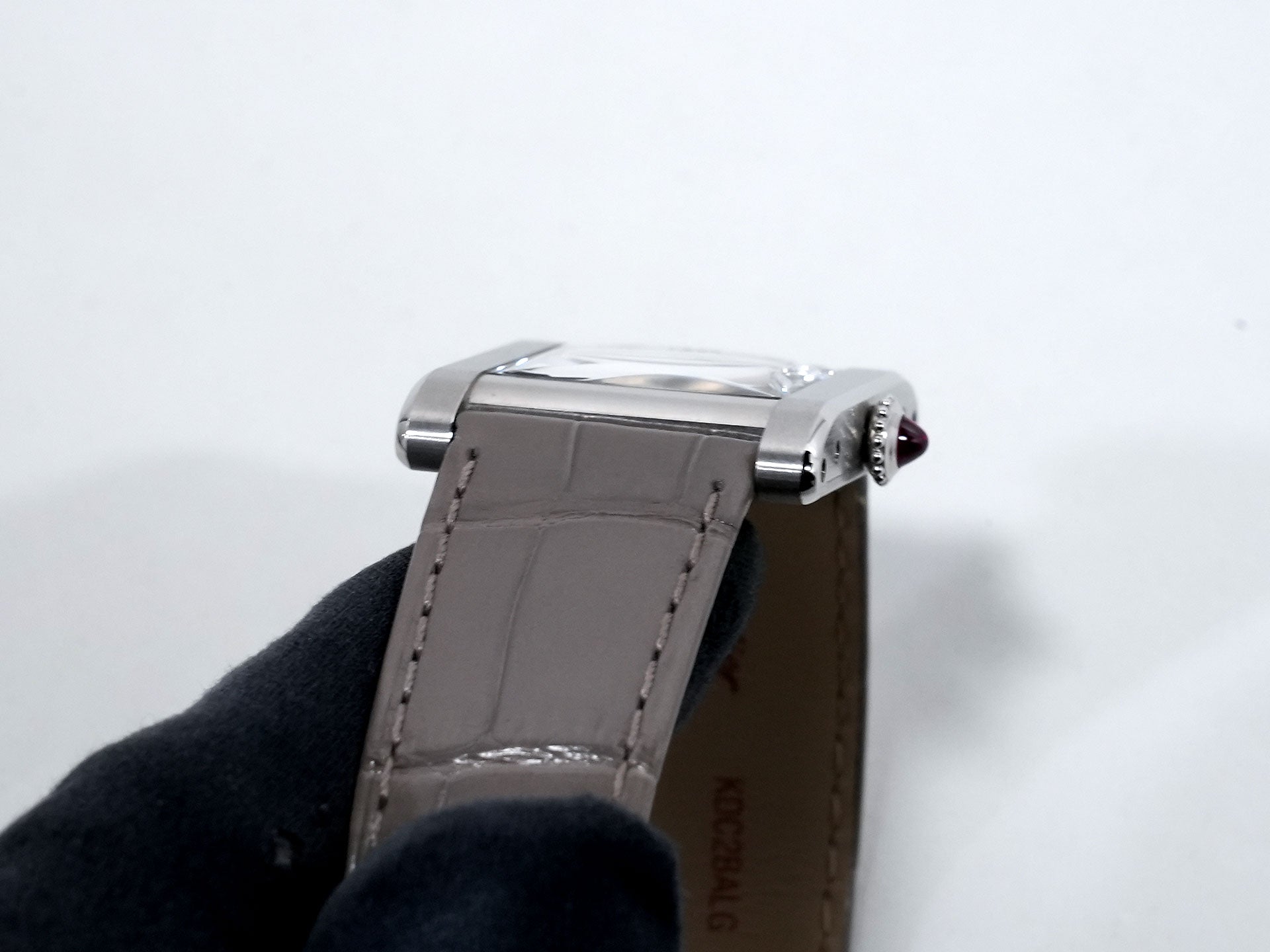 カルティエ タンク ノルマル Ref.WGTA0109 プラチナ シルバー文字盤 美中古 dsn7diuo