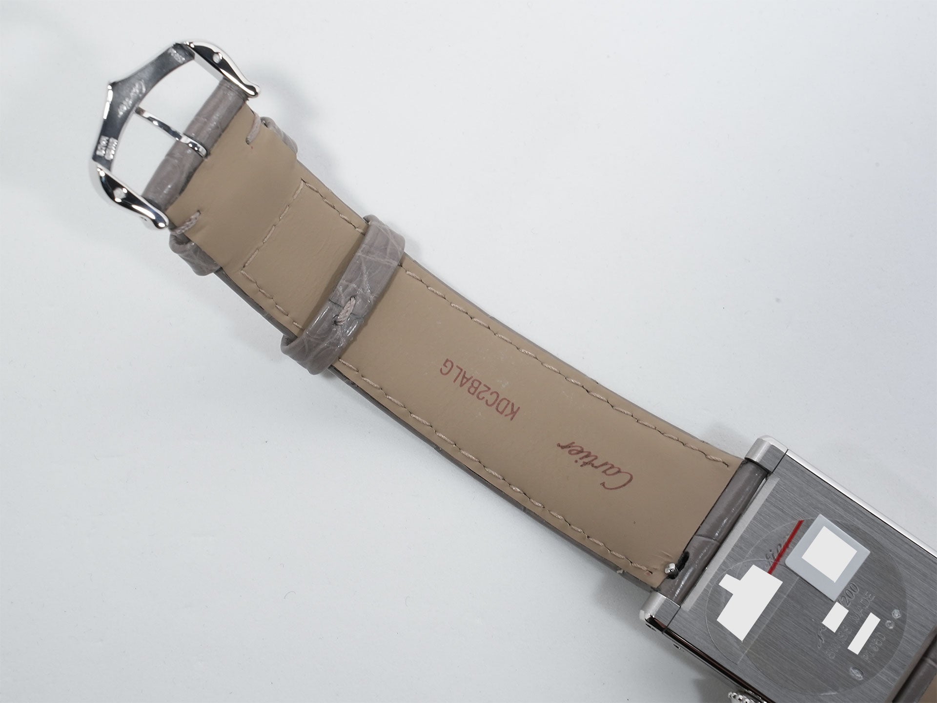 カルティエ タンク ノルマル Ref.WGTA0109 プラチナ シルバー文字盤 美中古 dsn7diuo