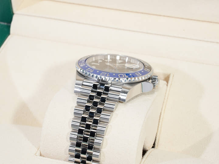 ロレックス GMTマスターII Ref.126710BLNR ステンレススチール ブラック文字盤 ジュビリーブレスレット 美中古 9wnua9vb