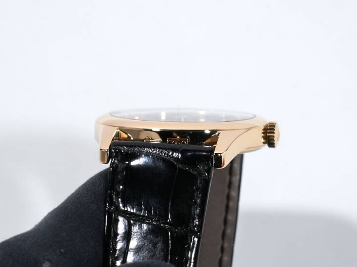 パテックフィリップ カラトラバ Ref.5000J イエローゴールド ブラック文字盤 美中古 o6rm93pd