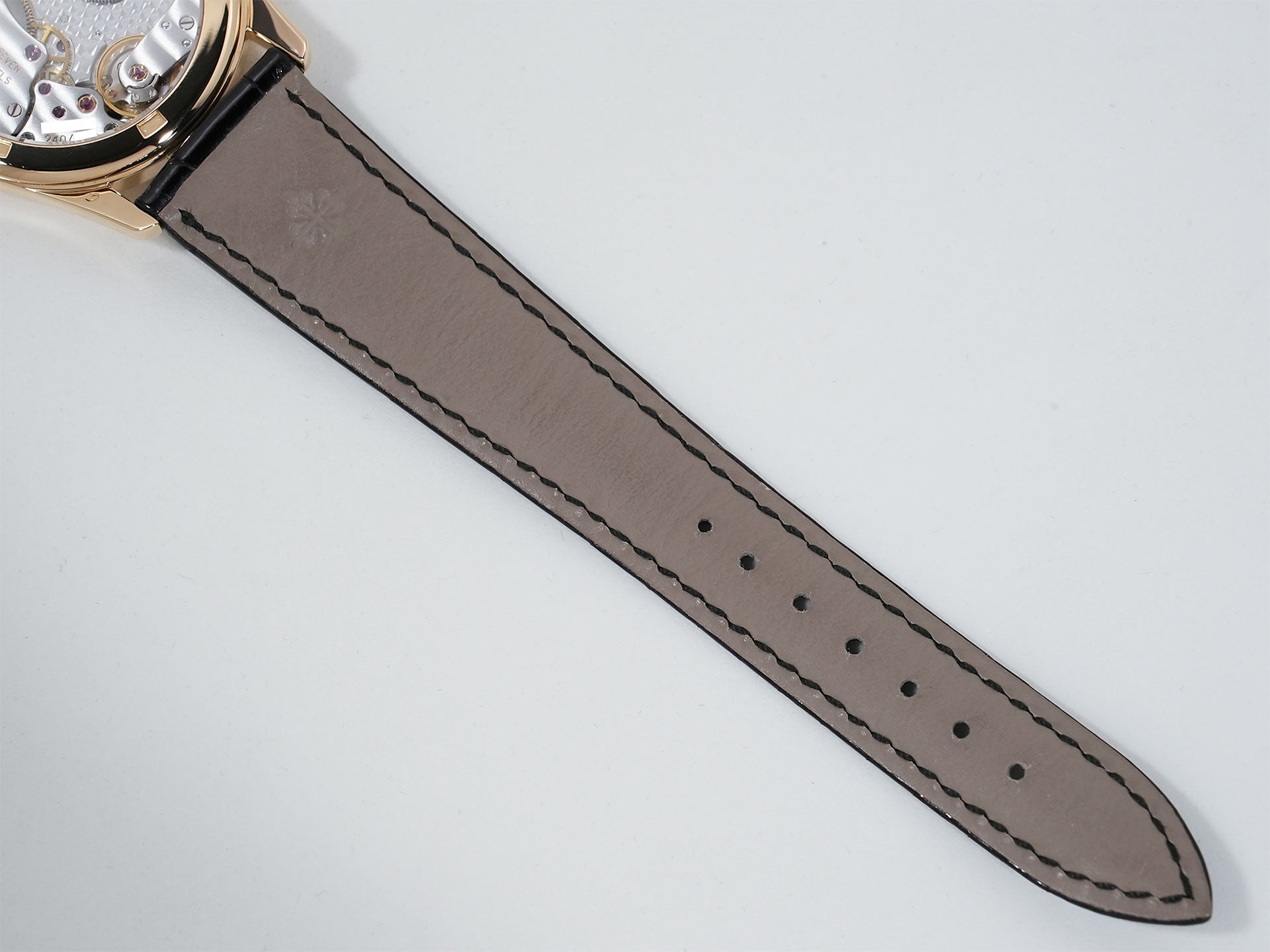 パテックフィリップ カラトラバ Ref.5000J イエローゴールド ブラック文字盤 美中古 o6rm93pd