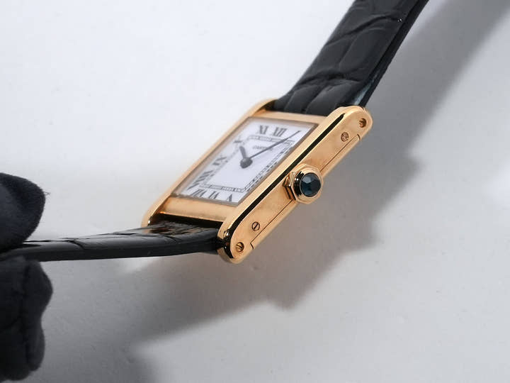 カルティエ タンク ノルマル Ref.78093 イエローゴールド ホワイト文字盤 中古 fzotxguv