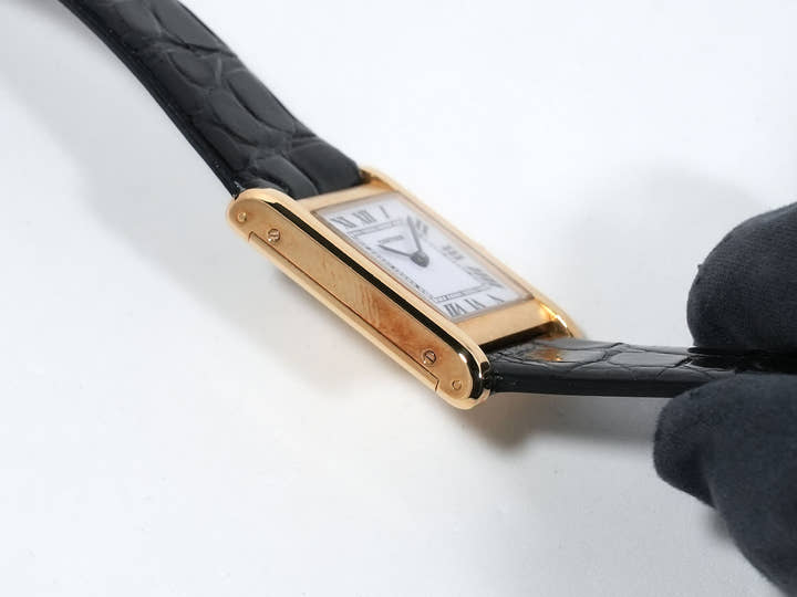 カルティエ タンク ノルマル Ref.78093 イエローゴールド ホワイト文字盤 中古 fzotxguv