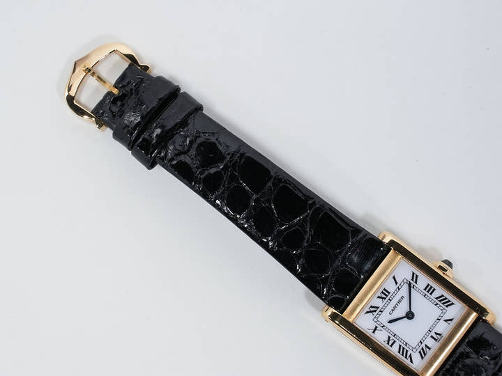 カルティエ タンク ノルマル Ref.78093 イエローゴールド ホワイト文字盤 中古 fzotxguv