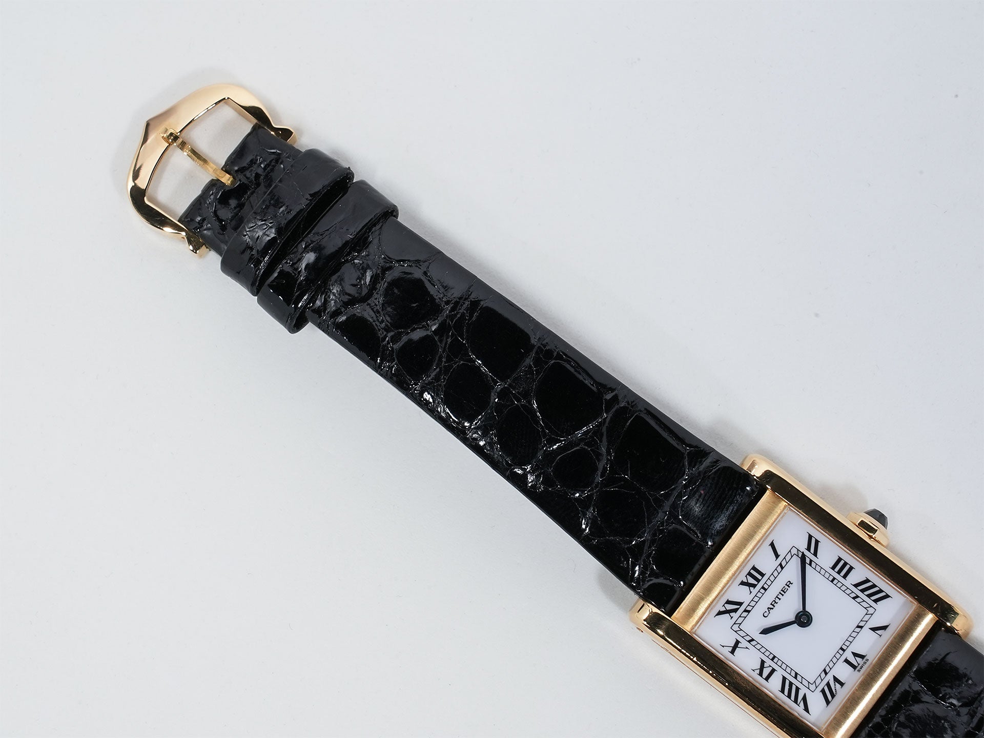 カルティエ タンク ノルマル Ref.78093 イエローゴールド ホワイト文字盤 中古 fzotxguv