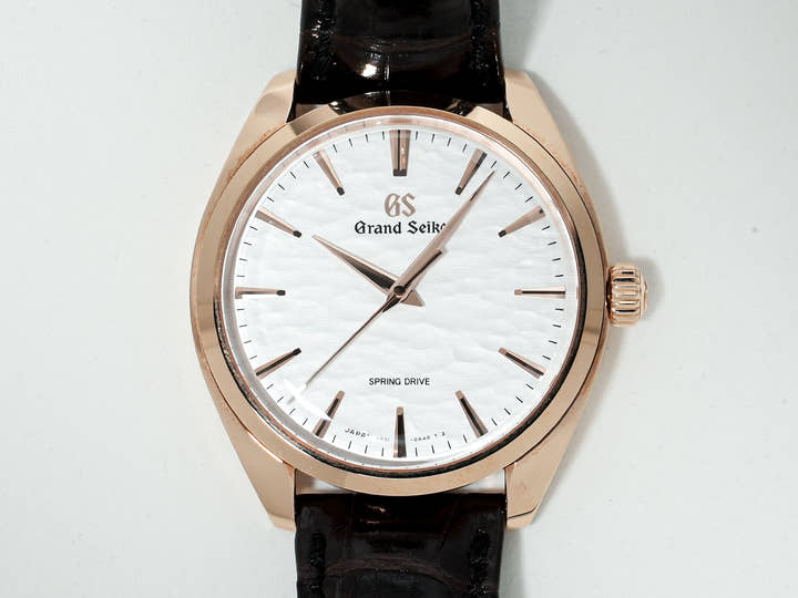 グランドセイコー Elegance Collection 限定モデル Ref.SBGY008 ピンクゴールド 垂り雪文字盤 中古 wohjaebv
