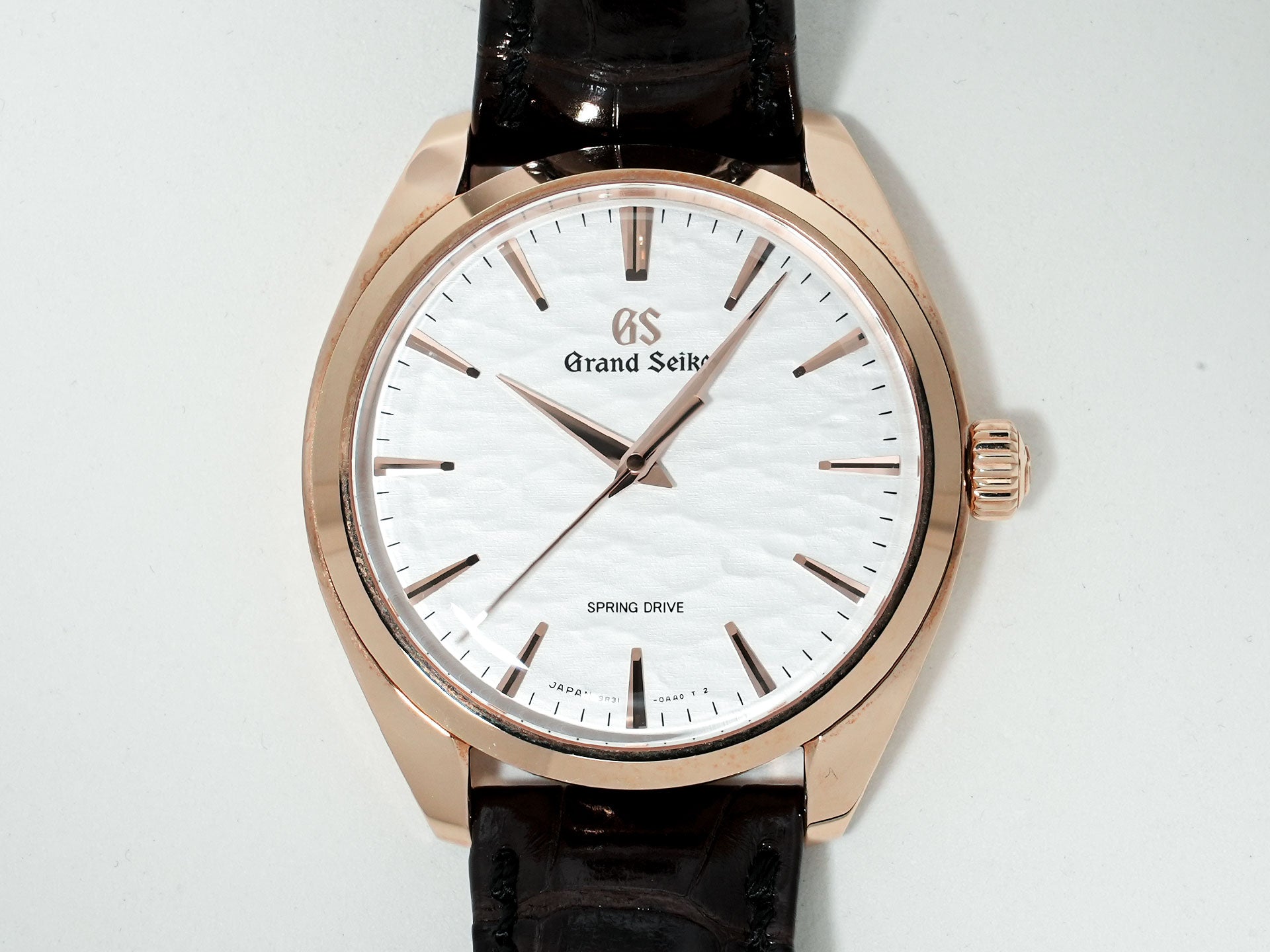 グランドセイコー Elegance Collection 限定モデル Ref.SBGY008 ピンクゴールド 垂り雪文字盤 中古 wohjaebv